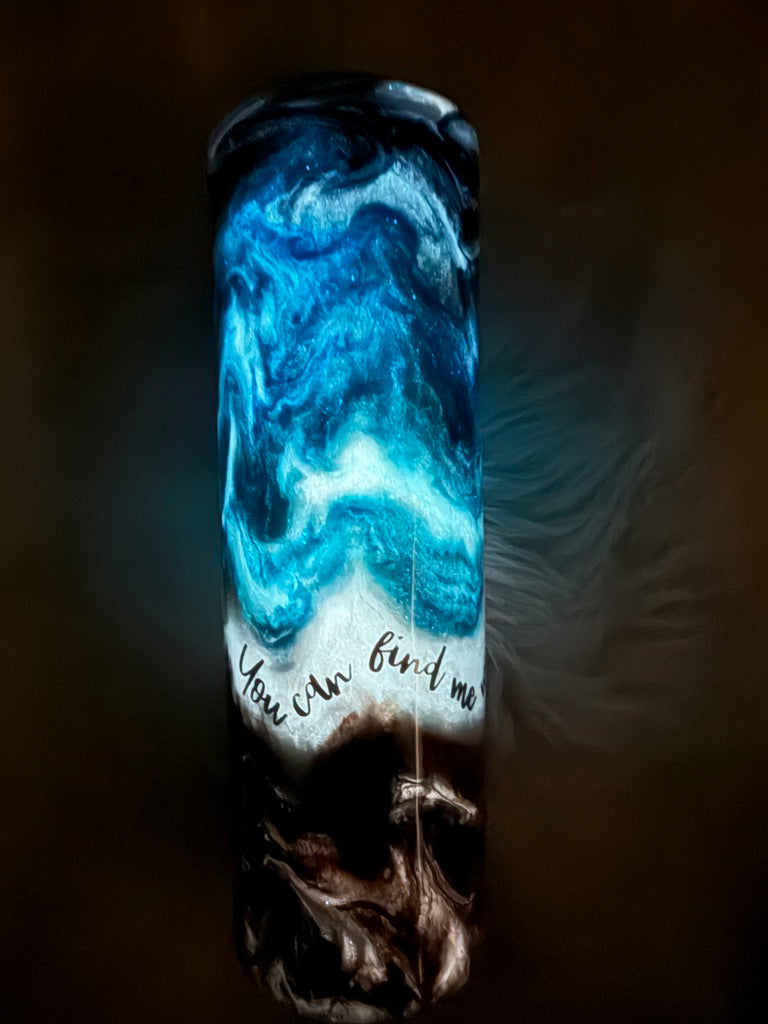 30oz Ocean Tumbler w/GLOW
