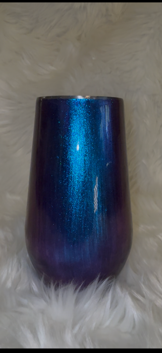 Purple Colorshift Base 17oz Stemless Glass
