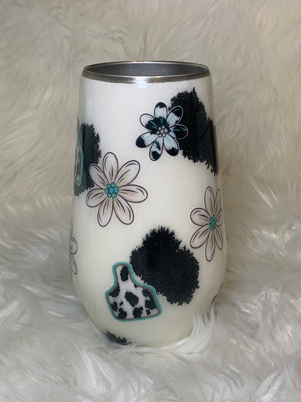 17 oz Salty Heifer w/Lid and Straw